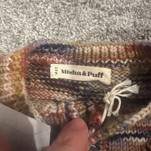 NWT Misha & Puff Popcorn Cardigan in Solstice Space Dye Sz2-3y - Picture 3 of 5